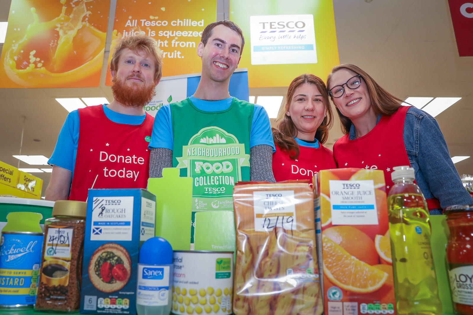 Another Successful Tesco Food Drive | Stratford-upon-Avon Foodbank