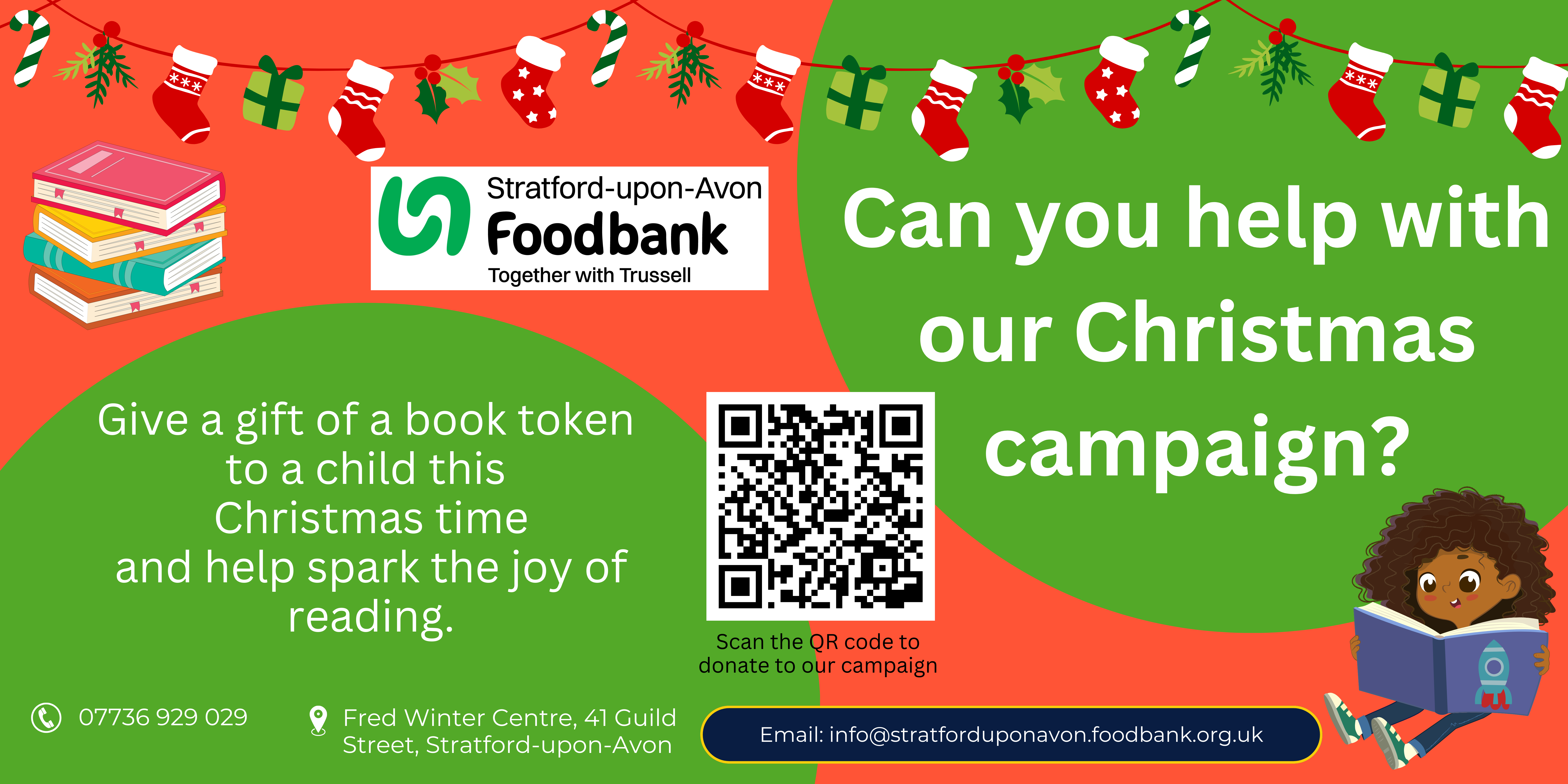 Stratford upon Avon Foodbank launches it’s 2024 Christmas Appeal